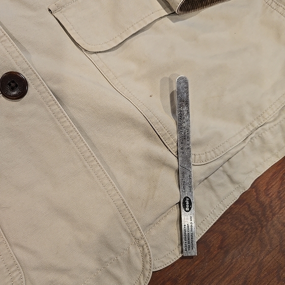 L.L. Bean Women's 2x Chore Coat Jacket Brown Corduroy Vintage - Picture 6 of 16